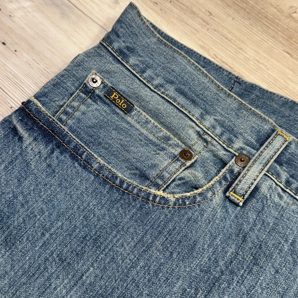 Polo Ralph Lauren Hampton Relaxed Straight Jeans Mens 36x32